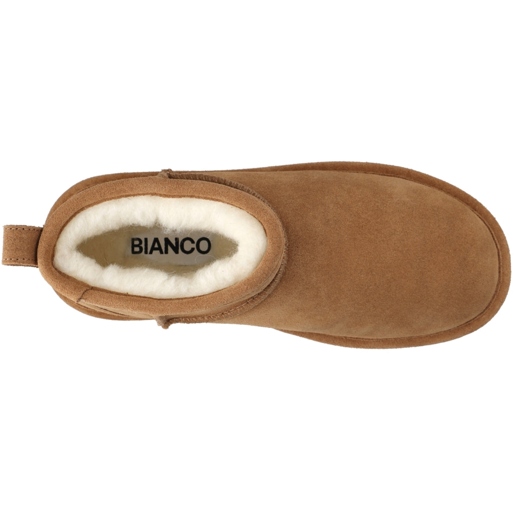 WHITE - BIASNOW Flatform Ankle Boot Suede
