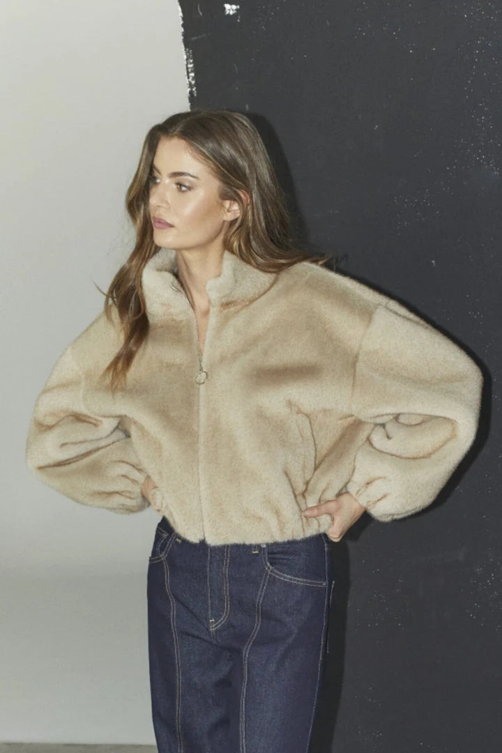 COCOUTURE - fera cc faux fur jacket