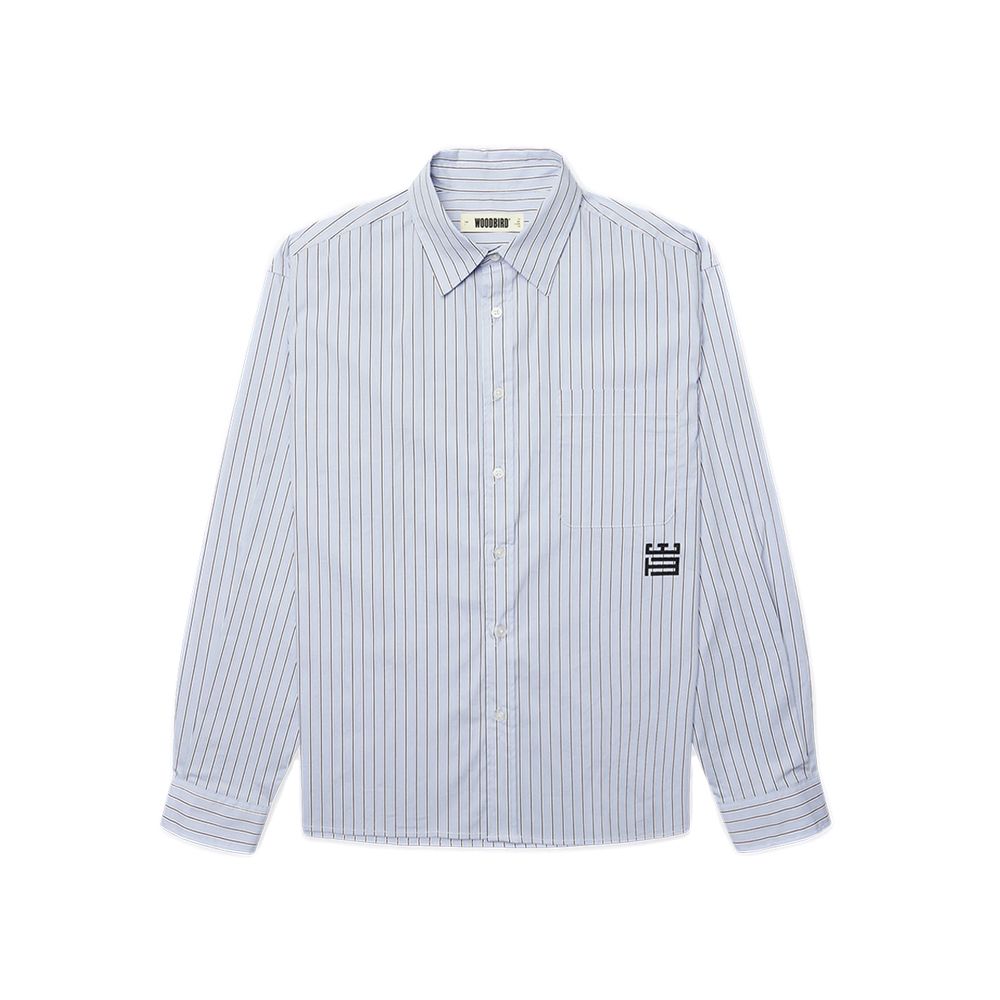 WOODBIRD - WBBUZO WARP STRIPED LOOSE SHIRT MEN WOODBIRD