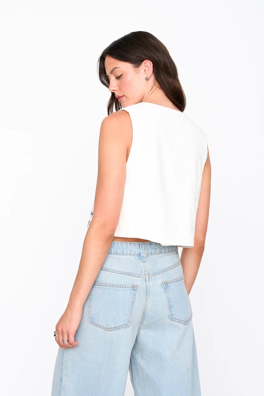24 COLOURS - Embroidered Vest