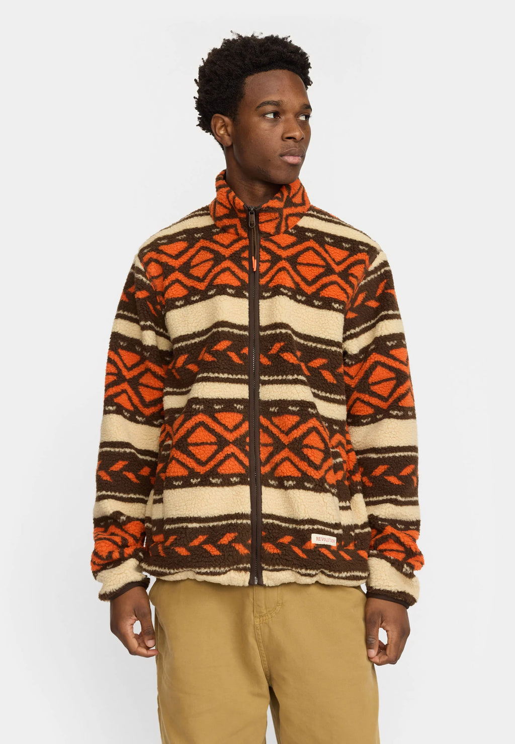 REVOLUTION - Printed Teddy Jacket 7021