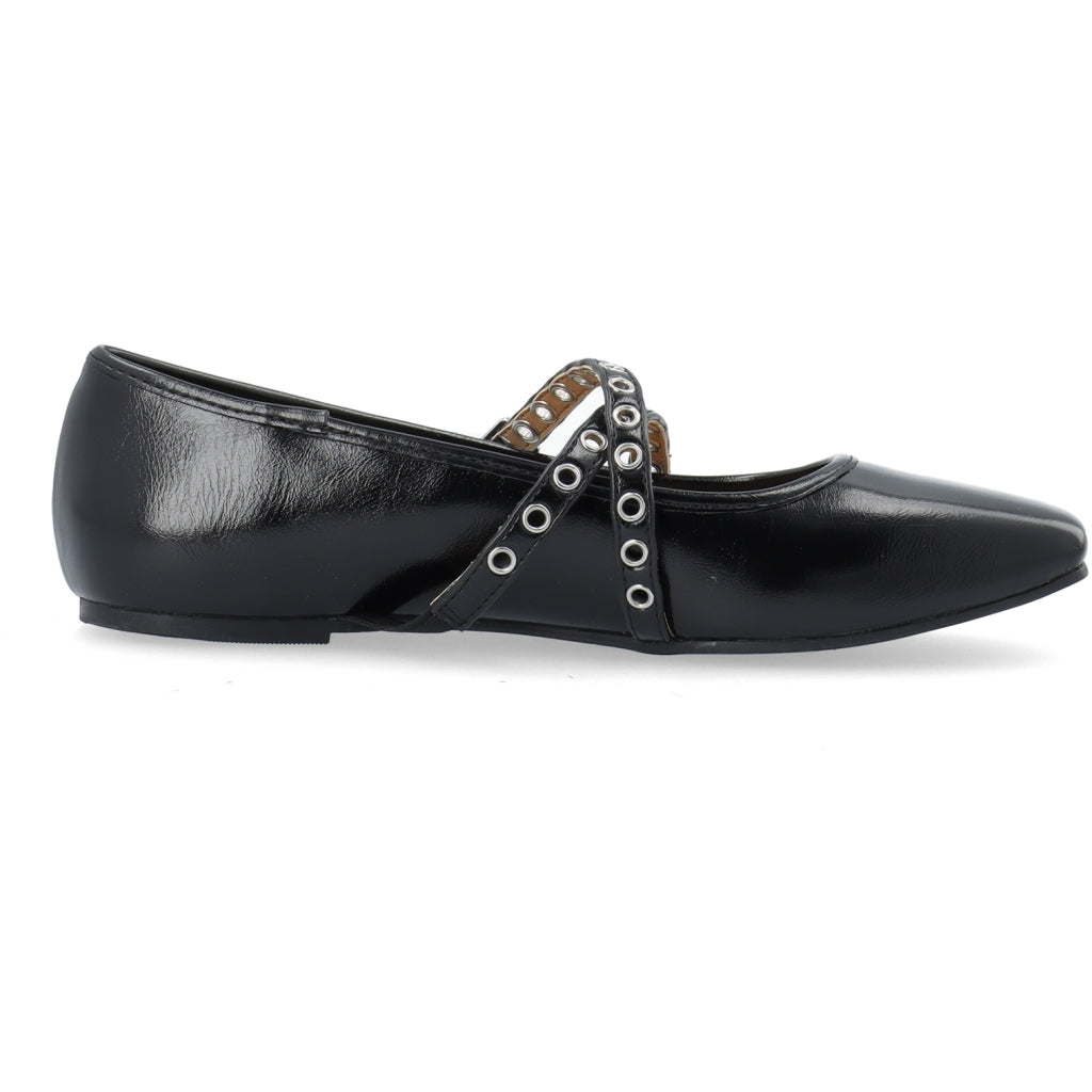WHITE - BIAROSE Karré Cross Mary Jane Faux Leather
