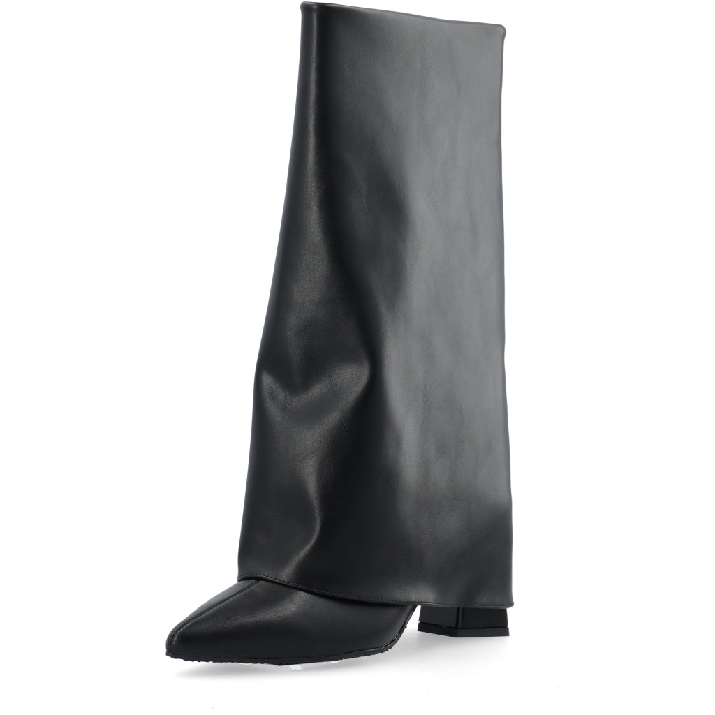WHITE - BIAMARALYN Fold Over Boot Faux Leather