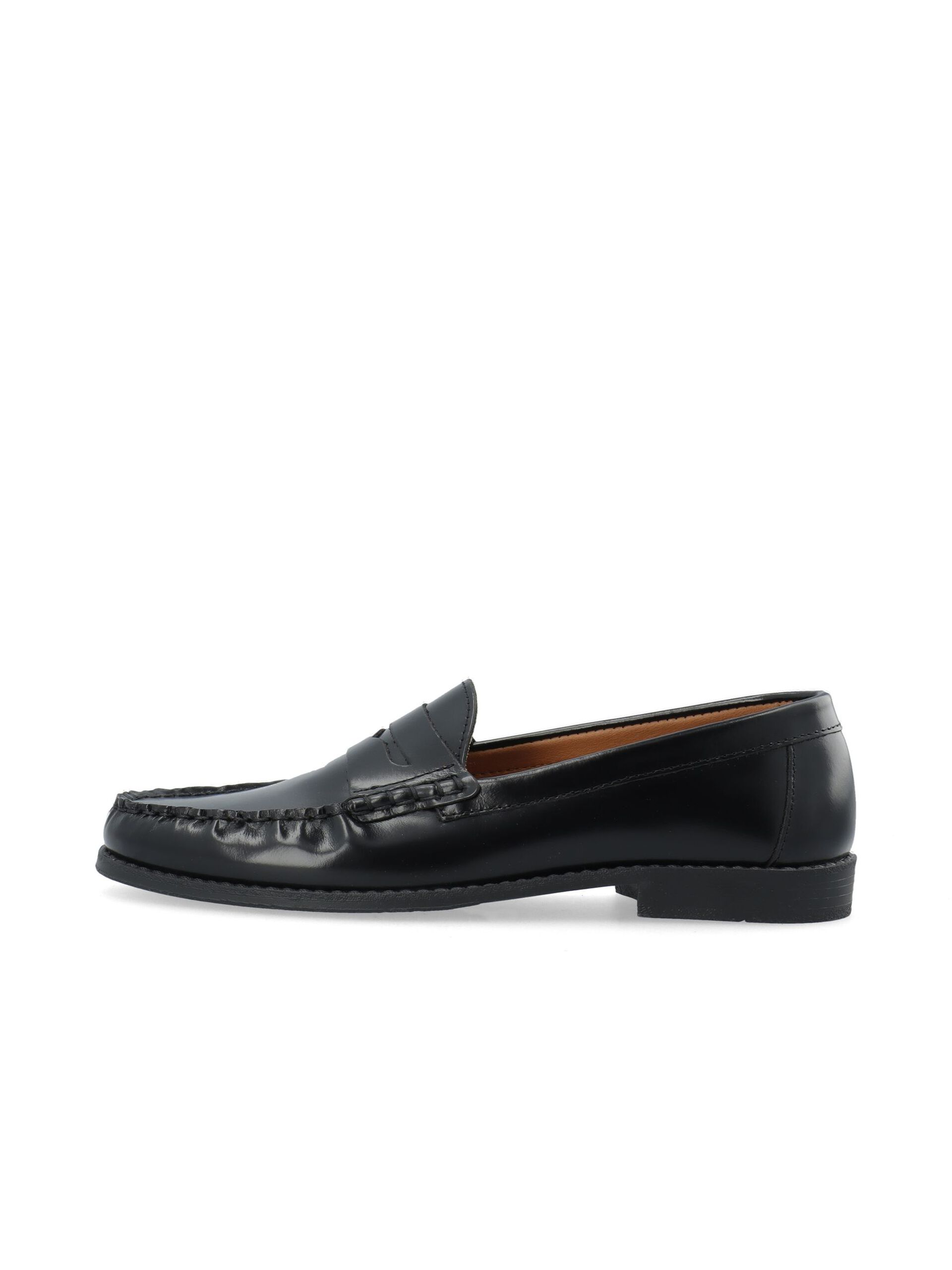 WHITE - BIAPOP polished penny loafer