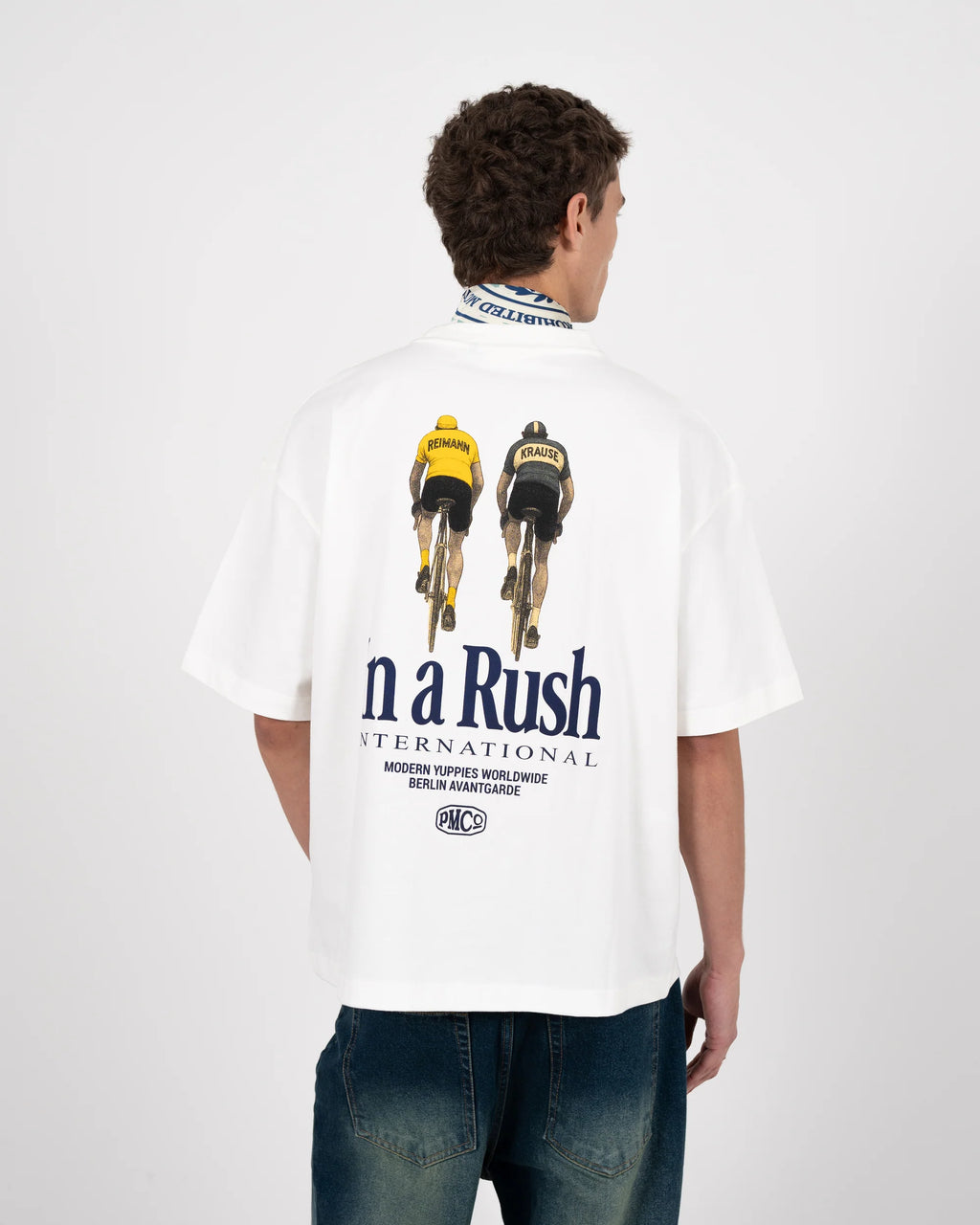 VIETATO - Ciclisti Tee Off-White
