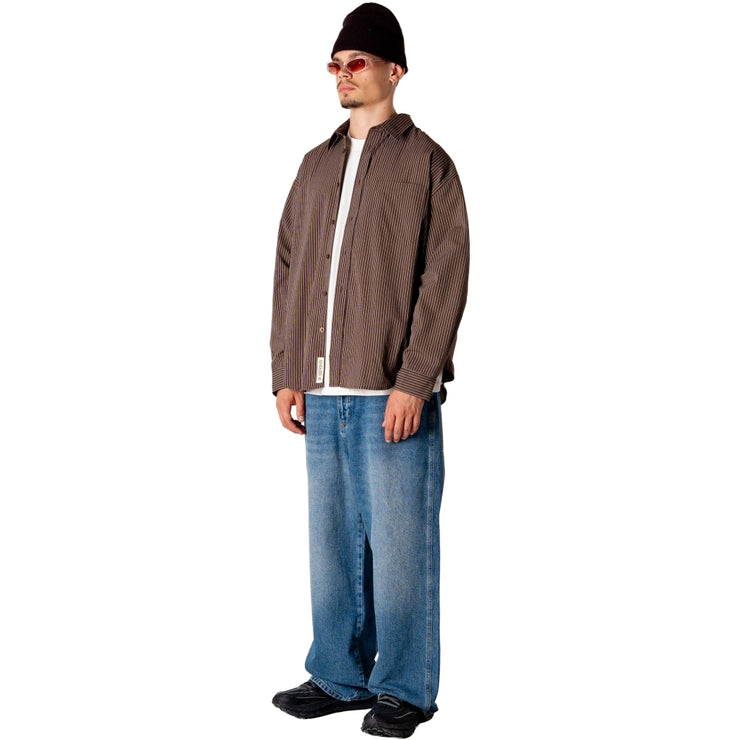 WOODBIRD - jong stripe shirt