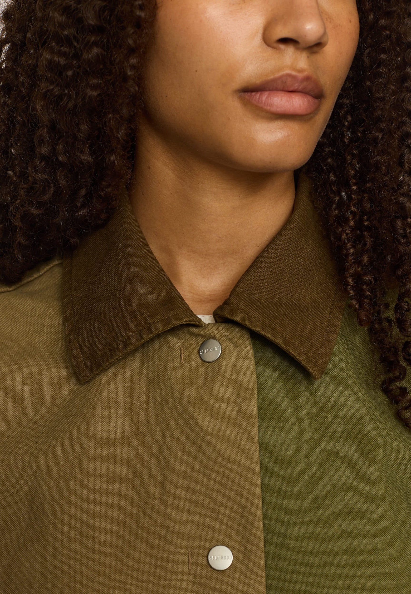 SELFHOOD - Block Trench Coat / 77350