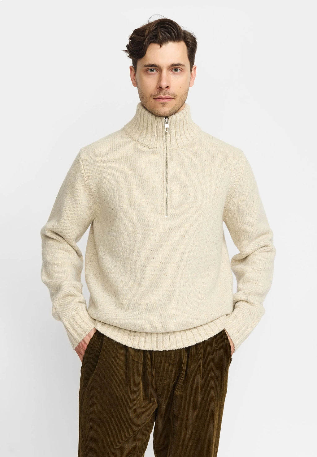 REVOLUTION - Half-zip Knit