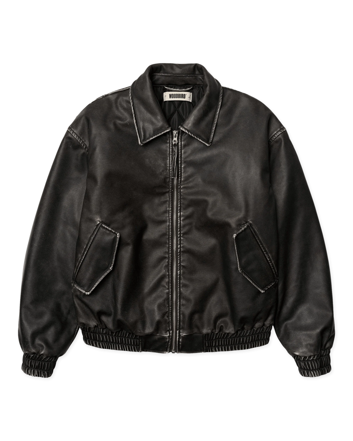 WOODBIRD - WBBue Washed PU Jacket