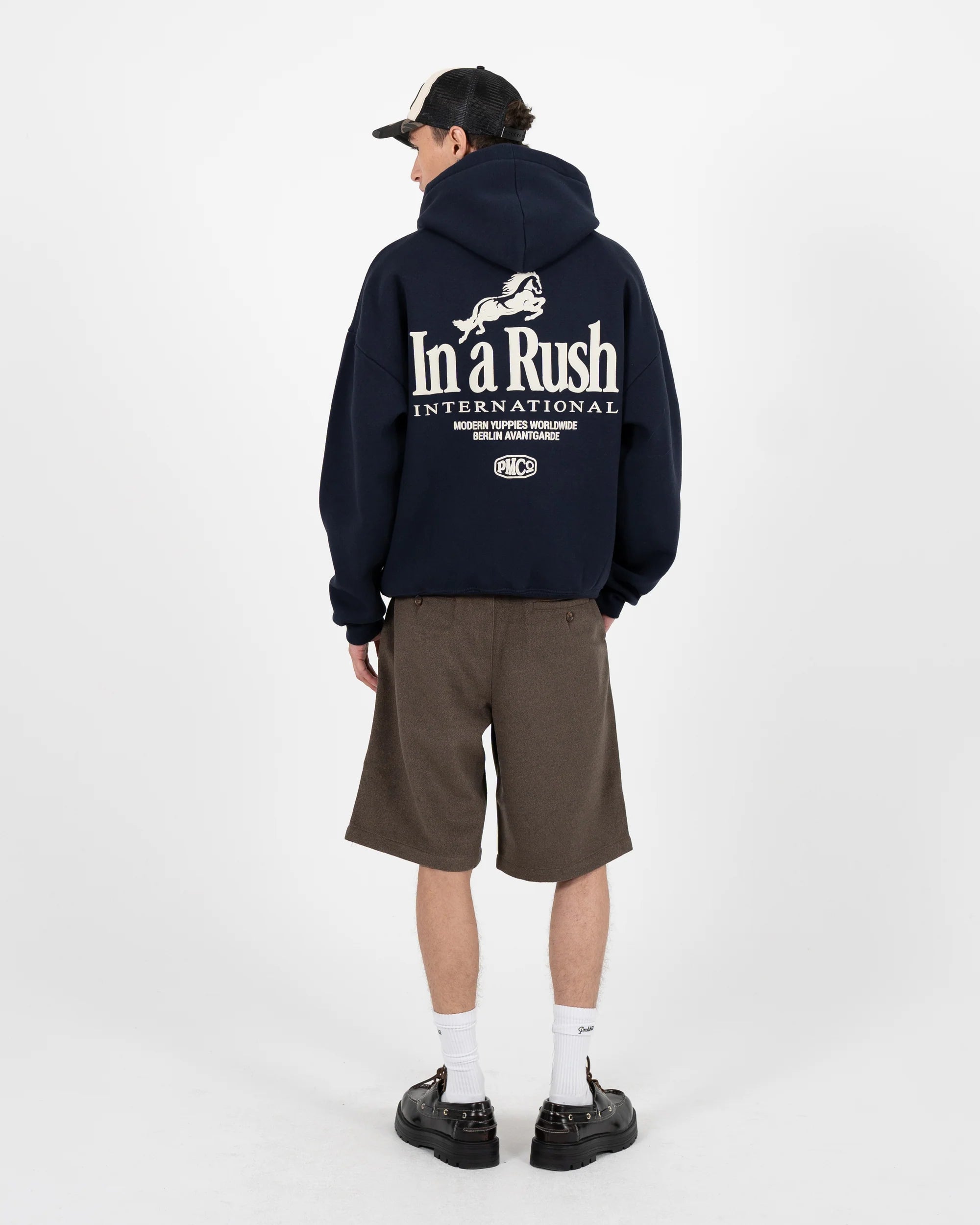 PROHIBITED - Horse Racer Hoodie Deep Blue